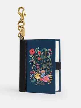 Coach Sense and Sensibility Book Charm by Jane Austin NWT